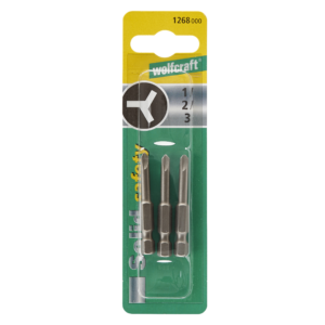 WOLFCRAFT komplet oštrica odvijača Solid safety, Tri-Wing