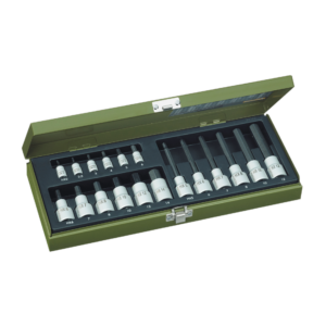 PROXXON GRT. NASADNIH IMBUS KLJUČEVA 1/4''+1/2'' 2-14 mm/ 18 kom