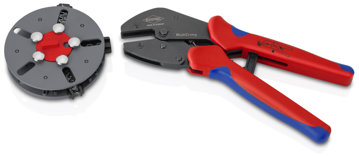 KNIPEX 97 33 03 MultiCrimp® Kliješta za krimpanje sa spremnikom za brzu izmjenu 250 mm