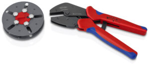 KNIPEX 97 33 LE MultiCrimp® Klijesta za krimpanje sa praznim magazinom 250 mm